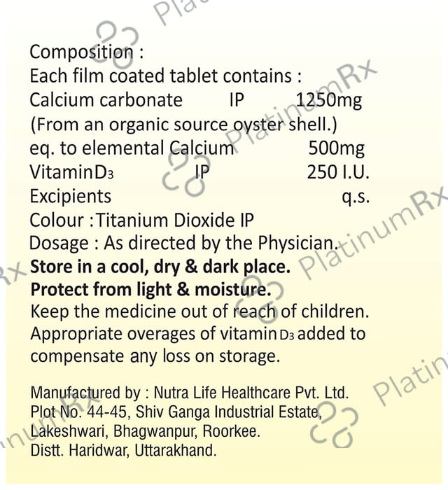 Calcigiant 500mg Tablet 15s