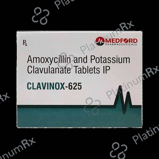 Clavinox 500mg/125mg Tablet