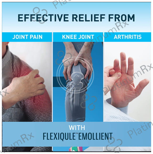 Flexiqule Emollient for Instant Relief from Chronic Joint Stiffness & Pain