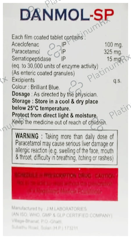 Danmol SP Tablet 10s