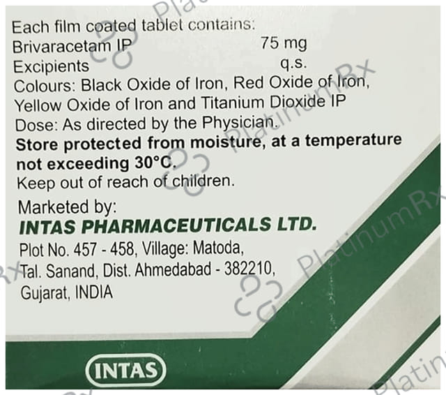 Brivazen 75mg Tablet 15s