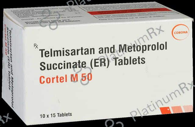 Cortel M 50/40mg Tablet ER 15s