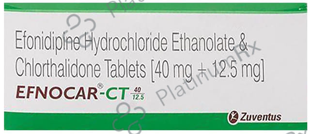 Efnocar-CT 40/12.5mg Tablet 10s