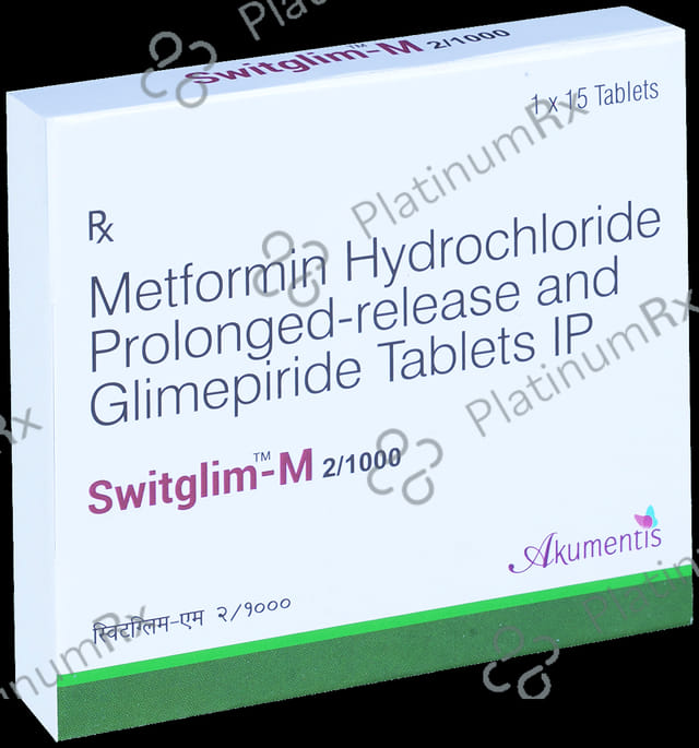 Switglim M 2/1000 Tablet PR 15s