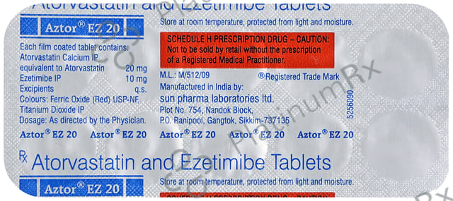 Aztor EZ 20/10mg Tablet 10s