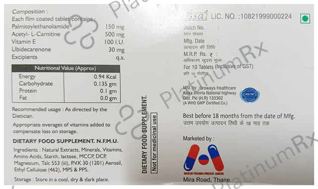 Palmicar 100mg/600mg Capsule