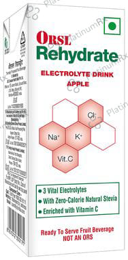 ORSL Rehydrate Drink Flavour Apple 200ml