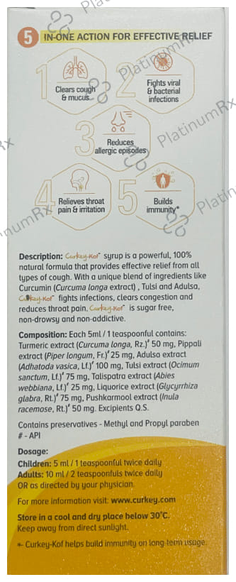 Curkey Kof Cough Syrup 100ml