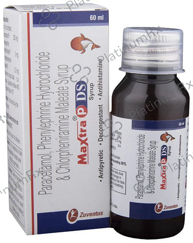 Maxtra P DS 2/250/5mg Syrup 60ml