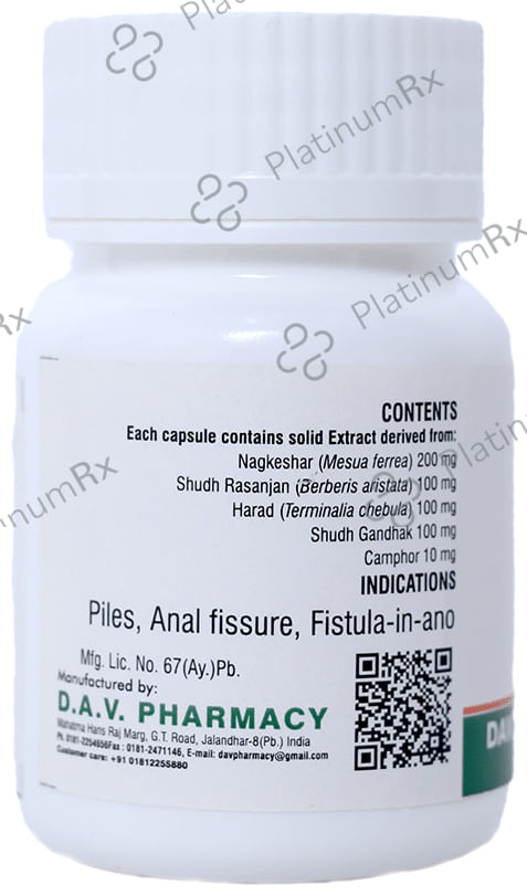D.A.V. Pile-rex Capsule