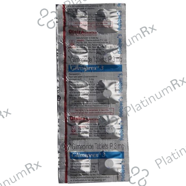 Glimiprex 3mg Tablet 10s