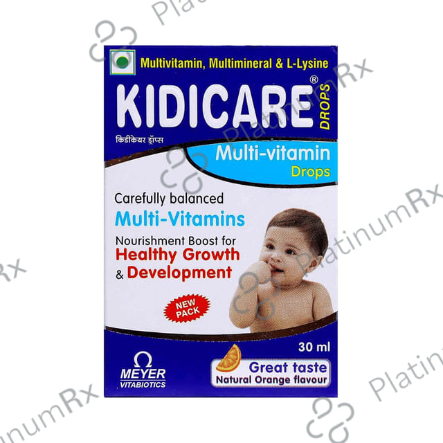 Kidicare Oral Drops Natural Orange