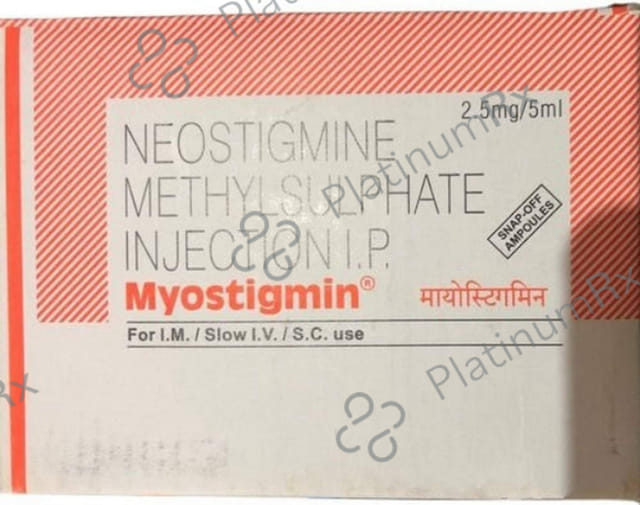 Myostigmin 2.5mg Injection 5ml