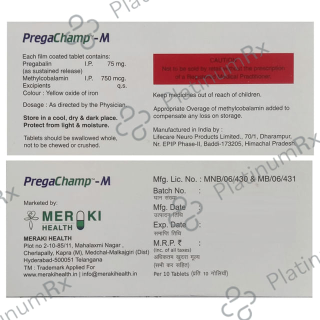 Pregachamp-M Tablet SR