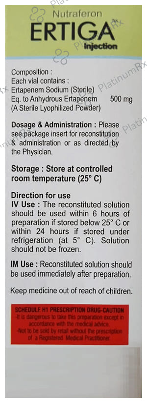 Ertiga 500mg Injection