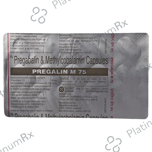 Pregalin M 75 Capsule 15 capsules