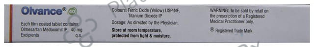 Olvance 40mg Tablet 10s