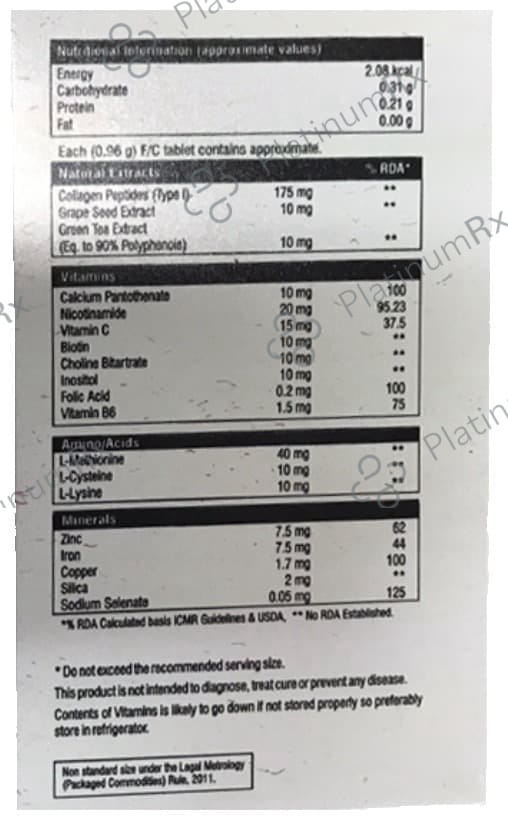 HairFul Tablet for Women & Men Hair Care (10 Each) 4 Strip