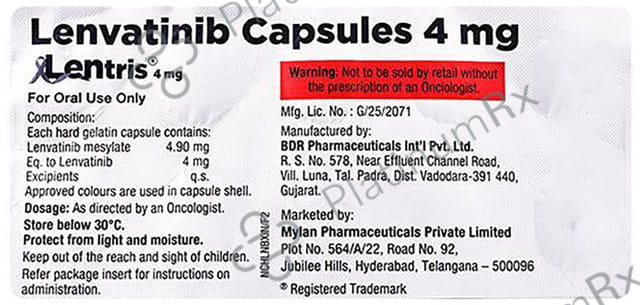 Lentris 4mg Capsule