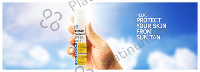 Ustraa Invisible Sunscreen with Hyaluronic Acid SPF 50 PA+++ Lotion 50gm