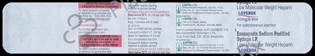Lupenox 40mg Injection 1s