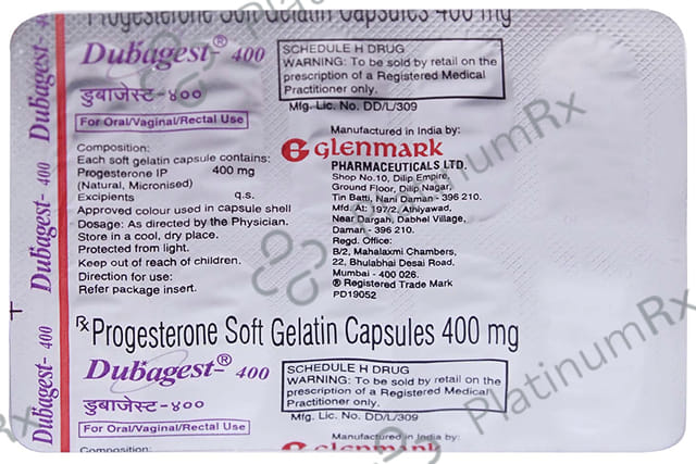 Dubagest 400 Soft Gelatin Capsule