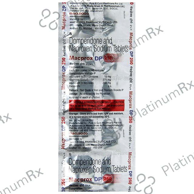 Macprox DP 250/10mg Tablet 10s