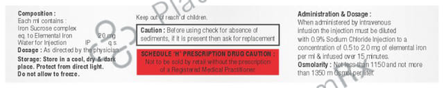 Ferywin 20mg Injection 5ml