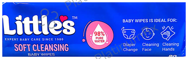 Little's Soft Cleansing Baby Wipes with Lid