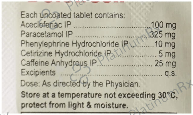 Dolofresh Cold Tablet 10s