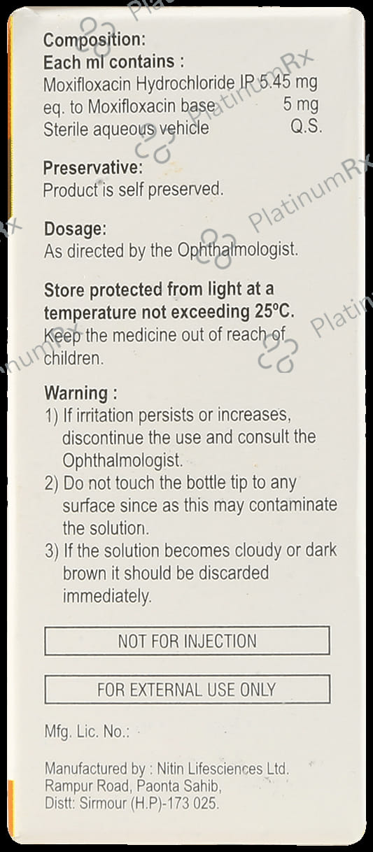 Moxoft 0.5% Eye Drop 5ml