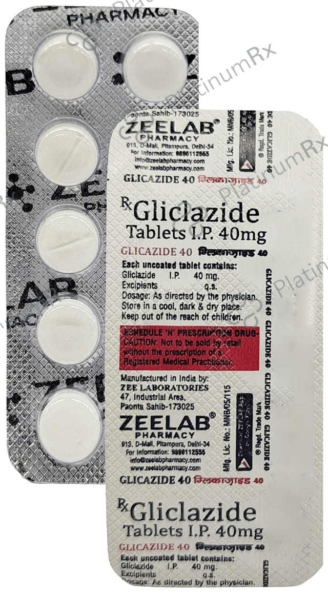 Glicazide 40mg Tablet 10s