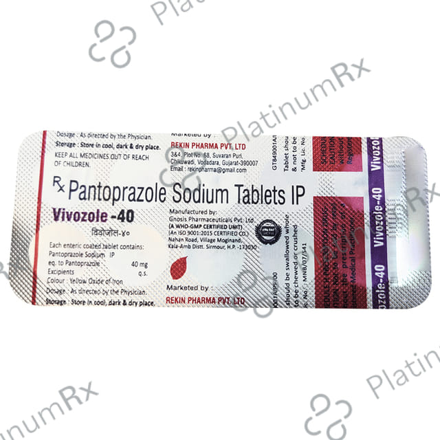 Vivozole 40mg Tablet 10s