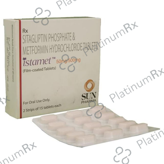 Istamet 50/500mg Tablet 14s