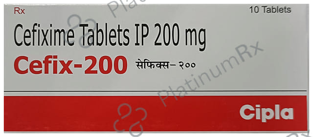 Cefix 200mg Tablet 10s (Cipla)