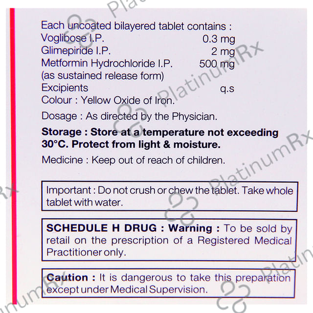 Tribetrol 2 Forte 2/500/0.3mg Tablet SR 15s