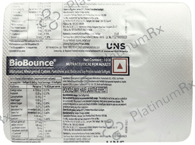 Bio Bounce Hair Health Supplement Softgel 10s