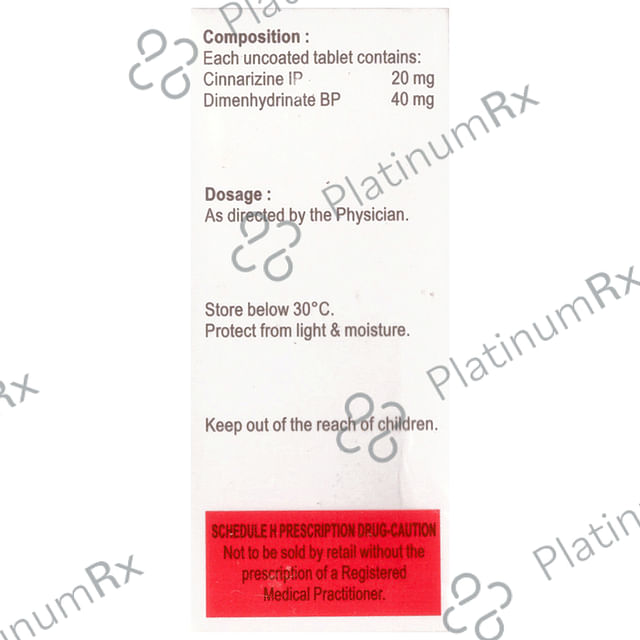 Vertizac 20/40mg Tablet 15s