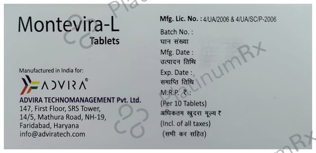 Montevira L 10/5mg Tablet 10s