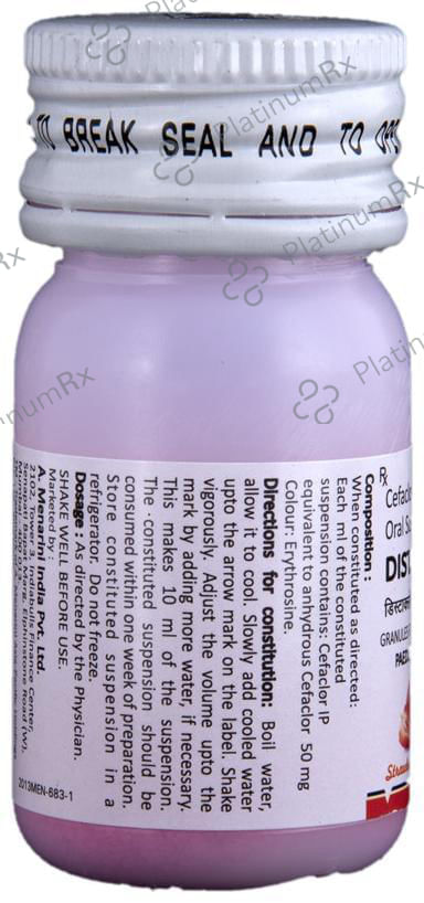 Distaclor 50mg Oral Suspension 10ml