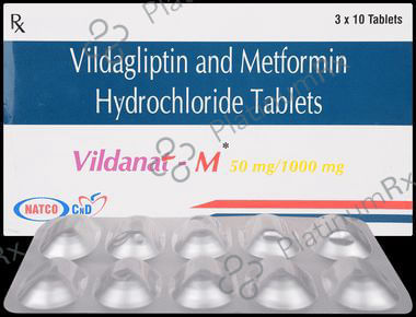 Vildanat M 1000/50mg Tablet 10s