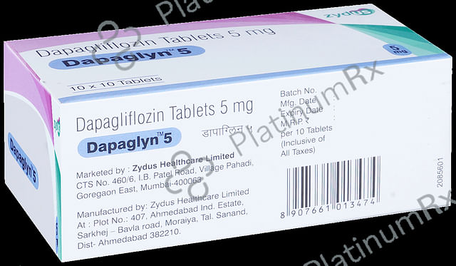 Dapaglyn 5mg Tablet 10s