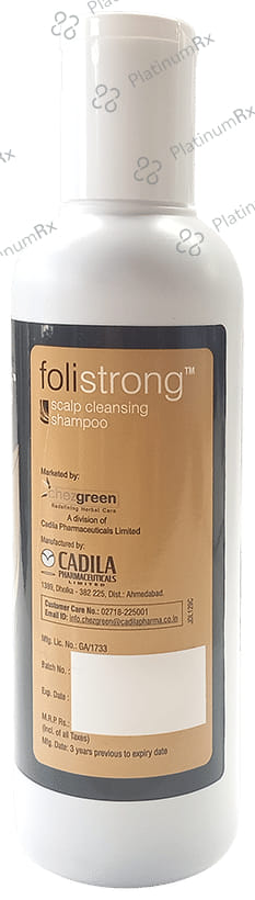 Cadila Folistrong Scalp Cleansing Shampoo 200 ml