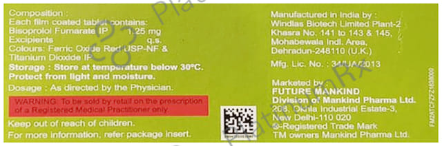 Bisoheart 1.25mg Tablet 10s