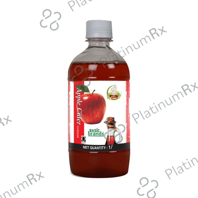 Basic Ayurveda Apple Cider Vinegar ACV for Weight Management 1 Ltr
