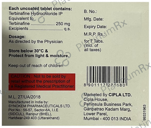 Tercan 250mg Tablet