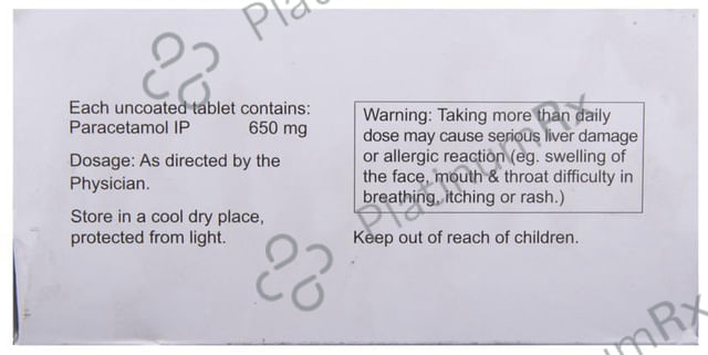 PUC 650mg Tablet 10s