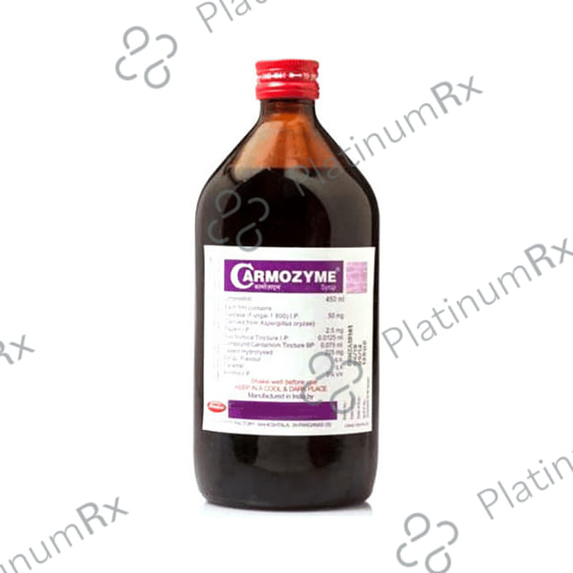 Carmozyme Liquid with Digestive Enzymes, Vitamin B2 & Niacinamide 450 ml