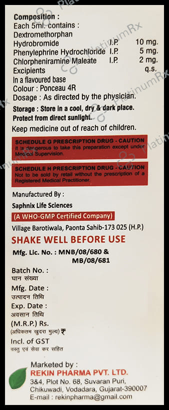 Agelite D 2/10/5mg Syrup Sugar Free