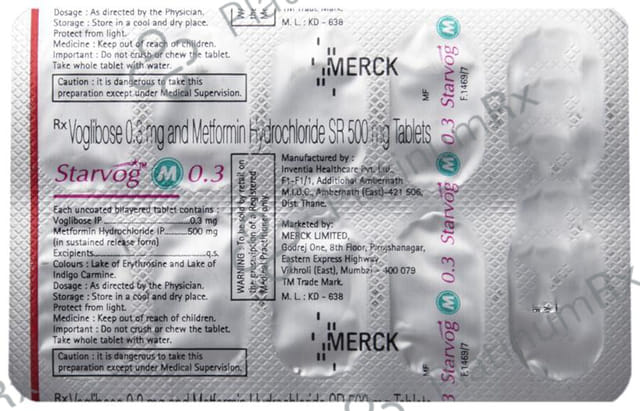 Starvog M SR 500/0.3mg Tablet 10s